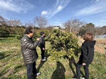 農福連携について九州大学の教授と議論